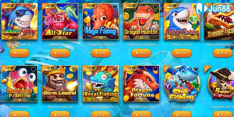 Đa dạng game bắn cá với thiết kế ấn tượng, đẹp mắt, âm thanh sống động